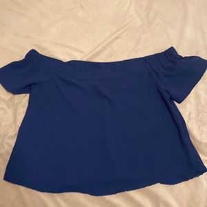 Off the shoulder crop top